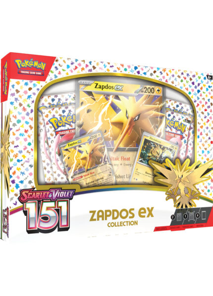Pokemon 151 Zapdos Ex Collection Box