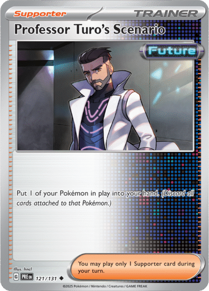 Professor Turo's Scenario  121/131 - Reverse Holo