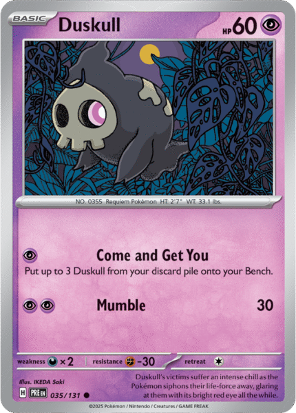 Duskull 035/131 - Reverse Holo