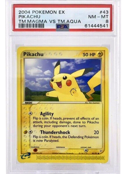 Pikachu 2004 - 43/95 - PSA 8