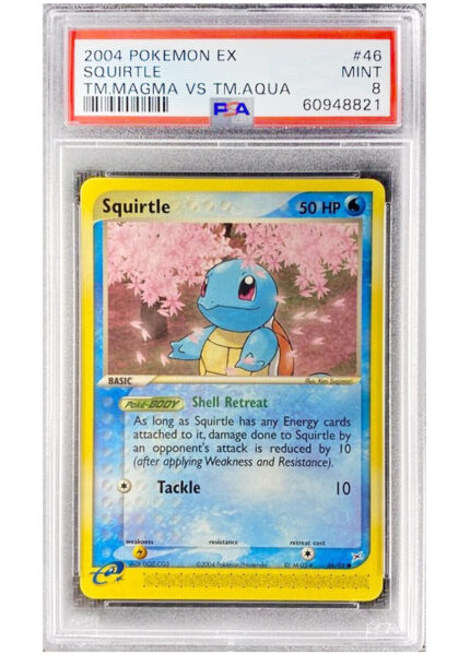 2004 Pokemon Squirtle - 46/95 - PSA 8