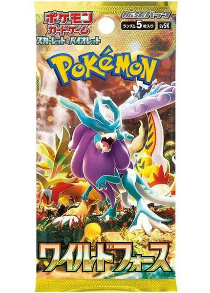 Pokemon Japanese Wild Force Booster Pack