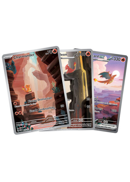 Charmander & Charmeleon & Charizard EX - 3’lü paket