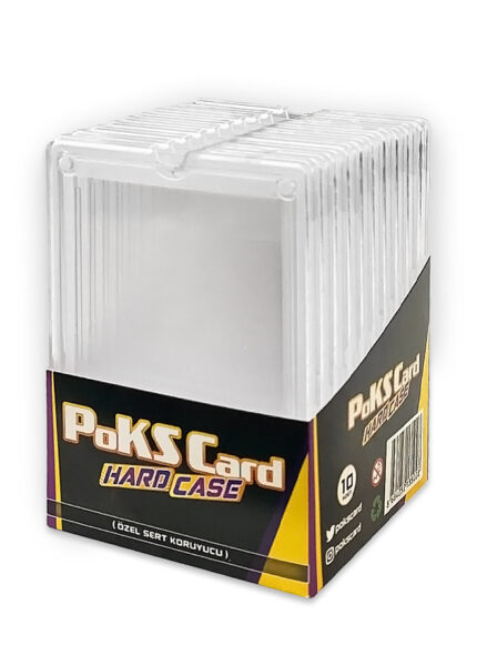 Pokscard Hard Case Sert Oyun Kartı Koruyucu ( 10 Adet )
