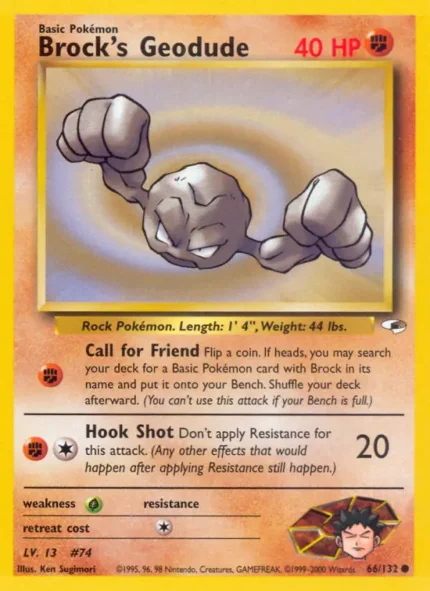 Brock's Geodude 66/132