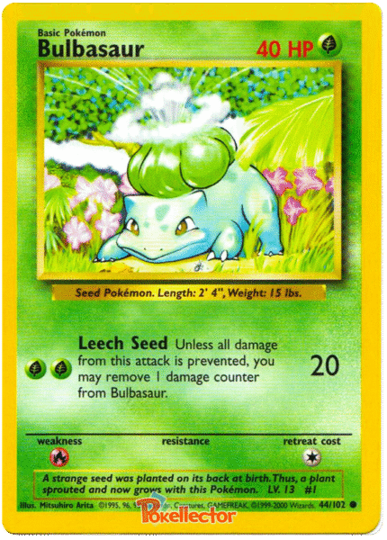Bulbasaur 44/102