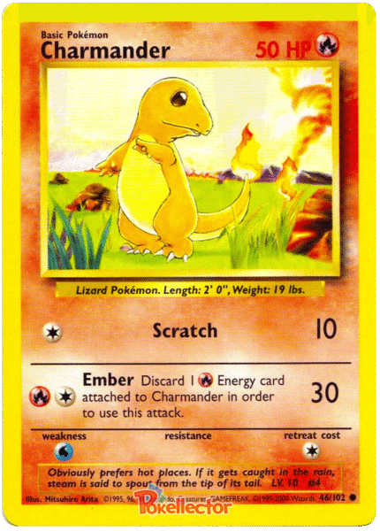 Charmander 46/102