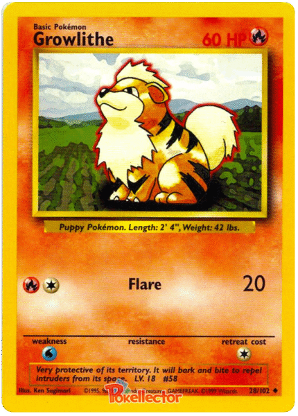 Growlithe 28/102