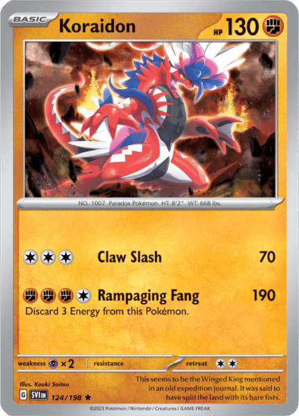 Koraidon 124/198 - Reverse Holo