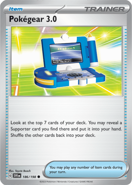 Pokégear 3.0 186/198 - Reverse Holo