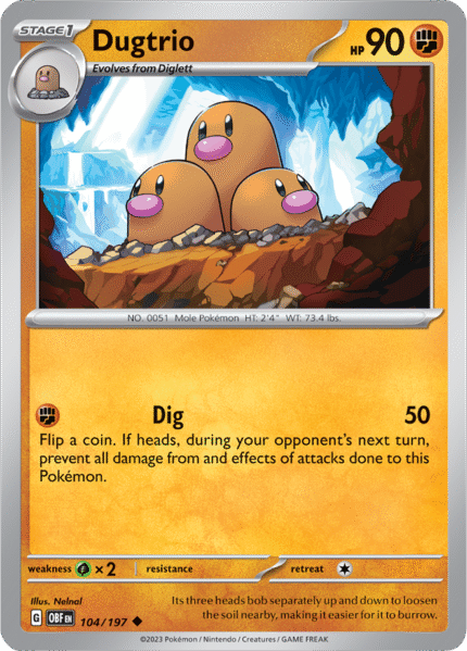 Dugtrio 104/197