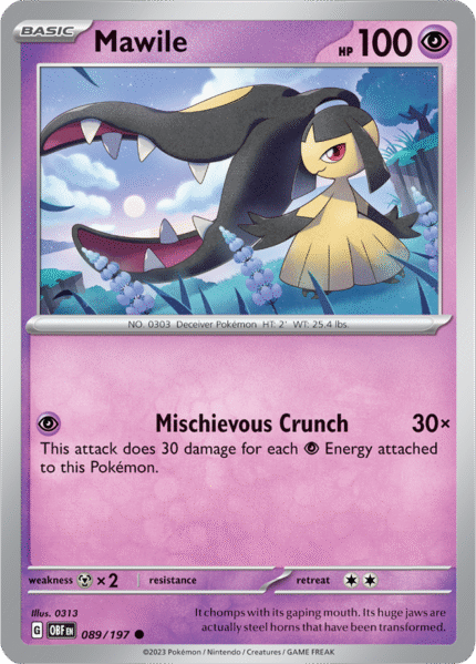 Mawile 089/197 - Reverse Holo