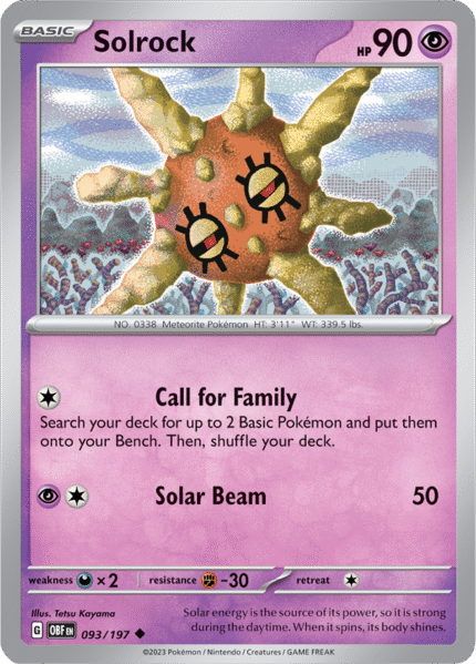 Solrock 093/197 - Reverse Holo