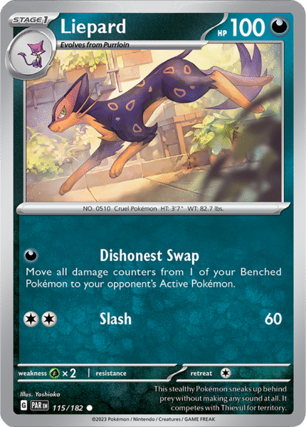 Liepard 115/182 - Reverse Holo