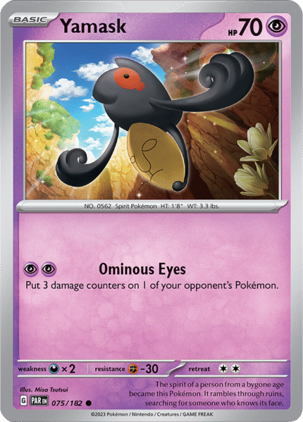 Yamask 075/182 - Reverse Holo