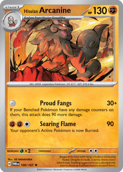 Hisuian Arcanine 100/167