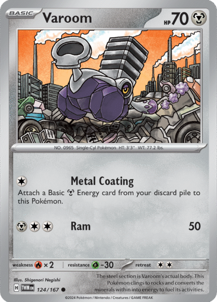 Varoom 124/167 - Reverse Holo
