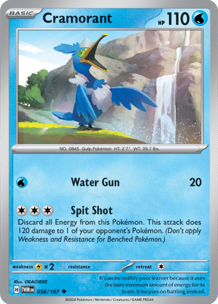 Cramorant 058/167 - Reverse Holo