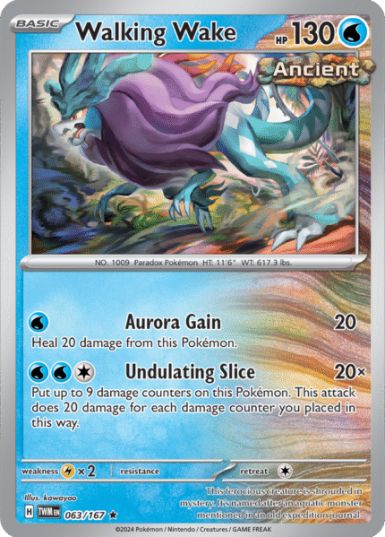Walking Wake 063/167 - Reverse Holo