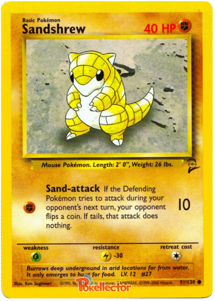 Sandshrew 91/130