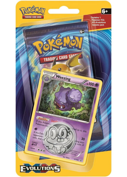Pokémon XY Evolutions Checklane Blister Pack (Weezing)