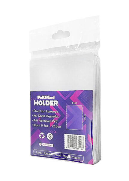 Pokscard 25 Adet Kart Koruyucu Holder