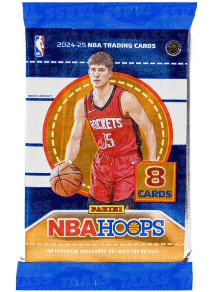 Panini 2024/25 NBA Hoops Basketball Pack (8 Kart)