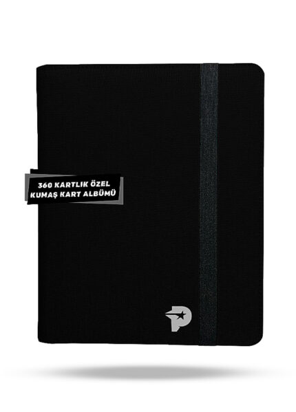 Pokscard 360 Kartlık Siyah Kumaş Binder