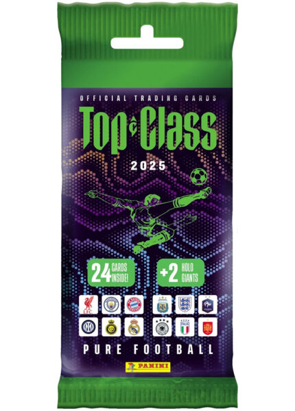 Panini Top Class 2025 Pure Football Fat Pack (24 Kart)