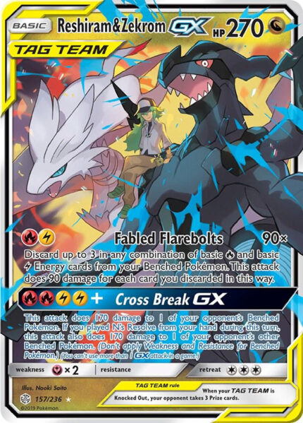 Reshiram & Zekrom GX 157/236